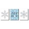 Big Dot of Happiness Winter Wonderland - Holiday Wall Art and Blue Snowflake Decorations - 7.5 x 10 inches - Set of 3 Prints